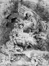 Die Geburt Christi, um 1645